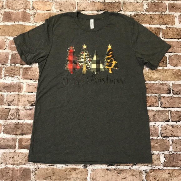 💚❤️SALE💚❤️🎄Merry Christmas Wild Trees T-Shirt🎄 - Picture 3 of 10